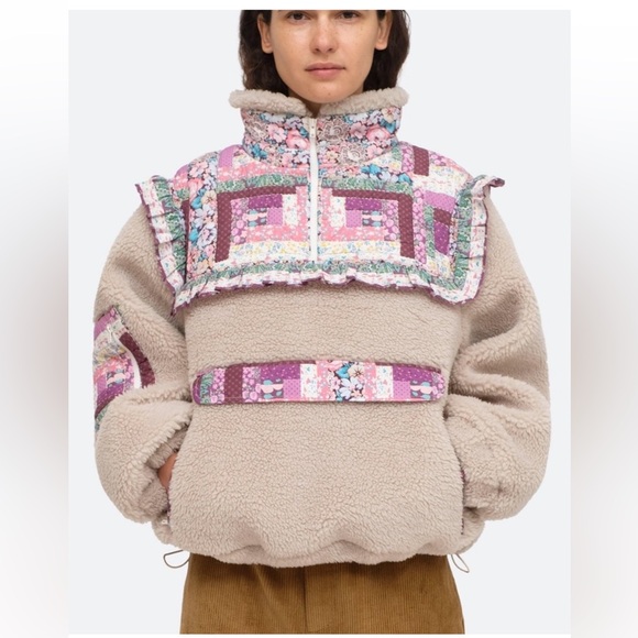 SEA NY Faux Shearling Pullover- XL - Picture 2 of 3